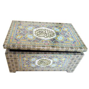 قرآنهای جزئی (۳۰ پاره) کتاب قرآن 120 حزب خط اشرفی به همراه 2 جعبه رنگ سبز